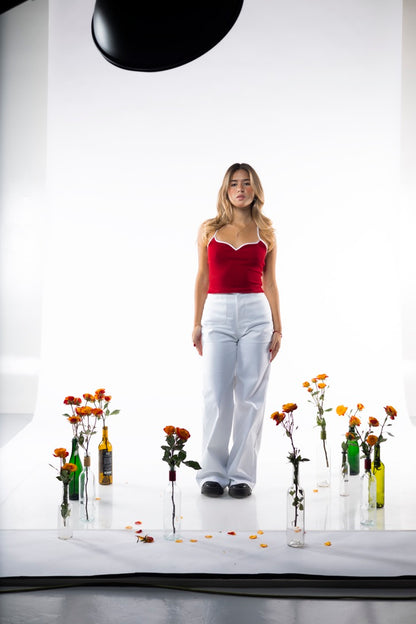 Jeans Basic White