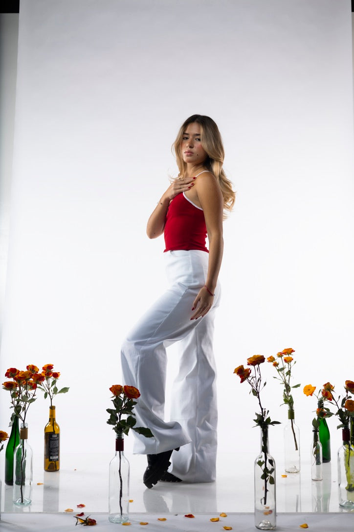 Jeans Basic White